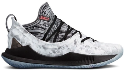 Pre-owned Under Armour  Curry 5 Chef Curry In White/black