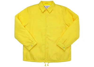 Pre-owned Supreme  Champion Label Coaches Jacket Yellow