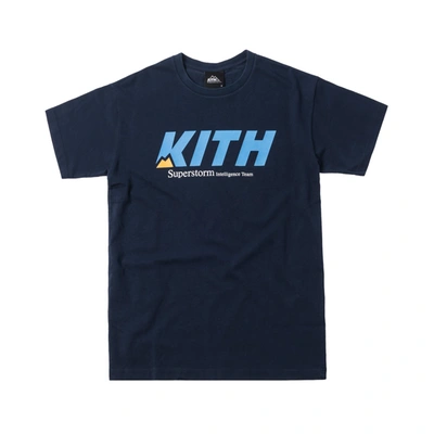 Pre-owned Kith  Peak Tee Navy