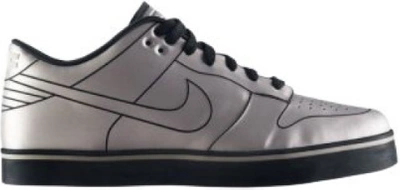 Pre-owned Nike  Dunk Low 6.0 Se Delorean Dmc-12 In Metallic Cool Grey/metallic Cool Grey