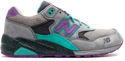 Pre-owned New Balance 580 West Nyc Alpine Guide In Grey/aqua/purple