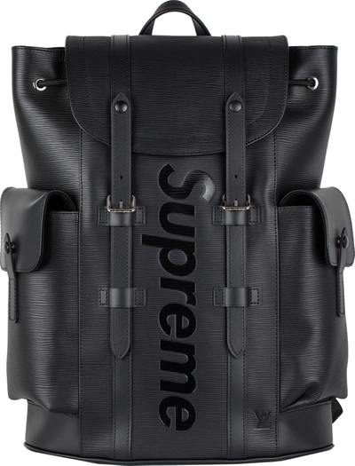 Supreme Louis Vuitton Backpack Black