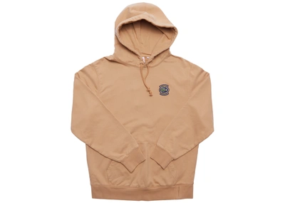 Pre-owned Supreme  Lacoste Hooded Sweatshirt Light Brown