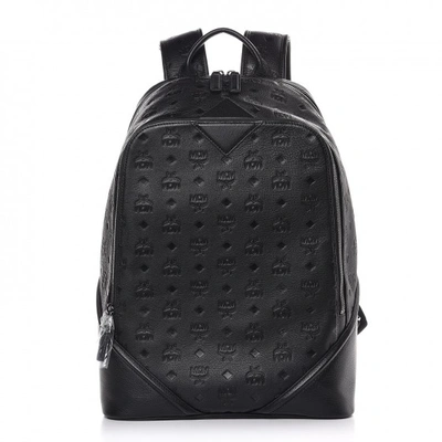 MCM ottomar monogram leather backpack black MCM Ottomar Visetos Monogram Leather Backpack Bag Black main image 4