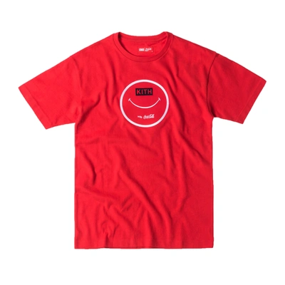 Pre-owned Kith  Coca Cola Smile With Coke Tee Red