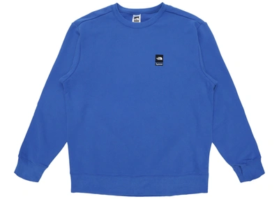 Pre-owned Supreme  The North Face Mountain Crewneck Sweatshirt Royal
