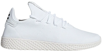 Pre-owned Adidas Originals Tennis Hu Pharrell Williams Triple White In  Cloud White/cloud White/chalk White | ModeSens