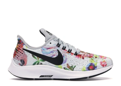 Pre-owned Nike Air Zoom Pegasus 35 White Floral (women's) In Pure Platinum/black-white