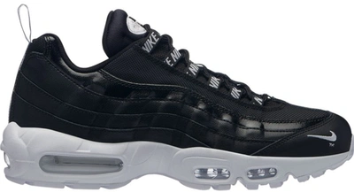 Pre-owned Nike  Air Max 95 Overbranding Black In Black/white-black