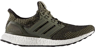 Pre-owned Adidas Originals  Ultra Boost 3.0 Trace Cargo In Trace Cargo/core Black-footwear White