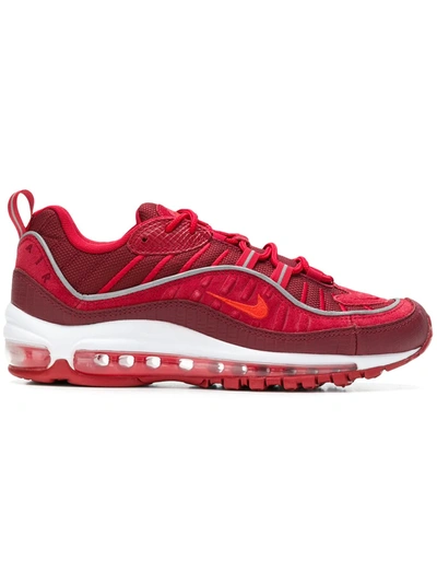 Nike Air Max 98 Sneakers In Red