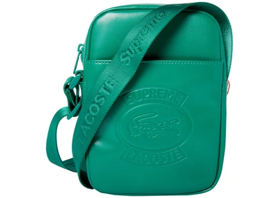 Pre-owned Supreme  Lacoste Shoulder Bag Green