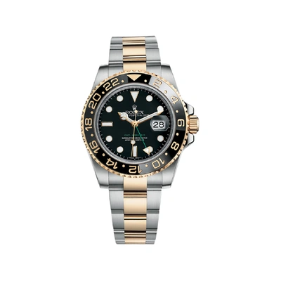 Pre-owned Rolex  Gmt-master Ii 116713 In Stainless Steel