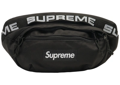 Pre-owned Supreme Waist Bag (ss18) Black