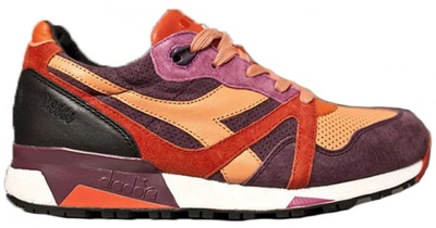 Pre-owned Diadora N9000 Extra Butter Giallo In Red Lollipop