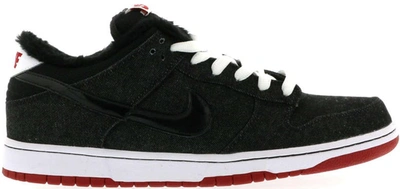 Pre-owned Nike Sb Dunk Low Larry Perkins (no Chirp) In Black/black