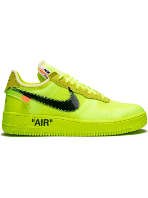 volt green air force 1 off white