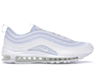 Pre-owned Nike Air Max 97 Light Blue In Summit White/football Grey-siren  Red-summit White | ModeSens