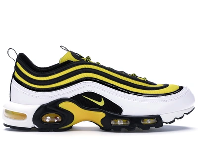 Pre-owned Nike  Air Max Plus 97 Frequency Pack In White/tour Yellow-black