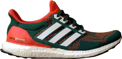 Pre-owned Adidas Originals  Ultra Boost 1.0 Miami Hurricanes In Adidas-ultra-boost-miami-hurricanes