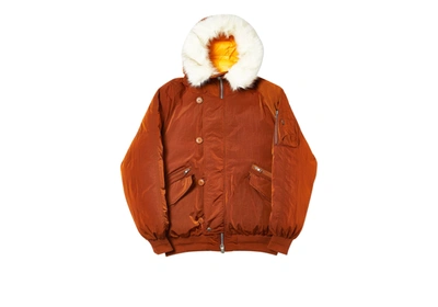 Pre-owned Palace  P-2b Short Parka Rust