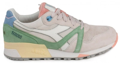 Pre-owned Diadora N9000 Concepts Lire In Grey/white-green