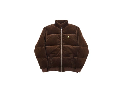 Pre-owned Palace  Ralph Lauren Corduroy Down Jacket Mohican Brown
