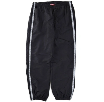 Pre-owned Supreme  Tonal Taping Track Pant Black