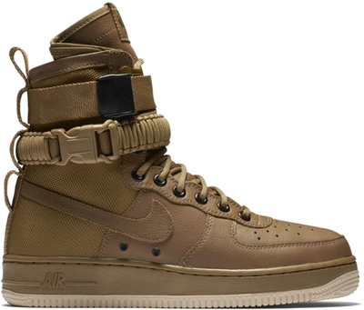 Pre-owned Nike Sf Air Force 1 Golden Beige (women's)