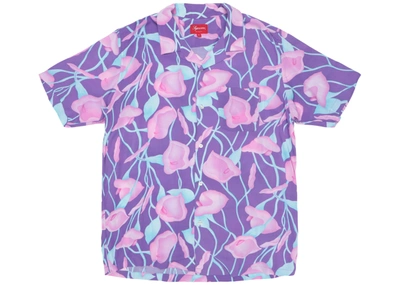 Pre-owned Supreme  Lily Rayon Shirt Purple