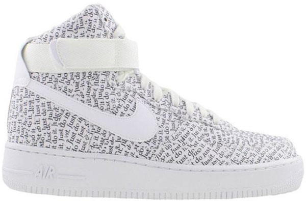 nike air force 1 just do it pack white