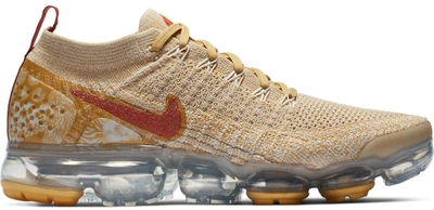 Pre-owned Nike Air Vapormax Flyknit 2 Chinese New Year 2019 (w) In Light  Bone/university Red-club Gold | ModeSens