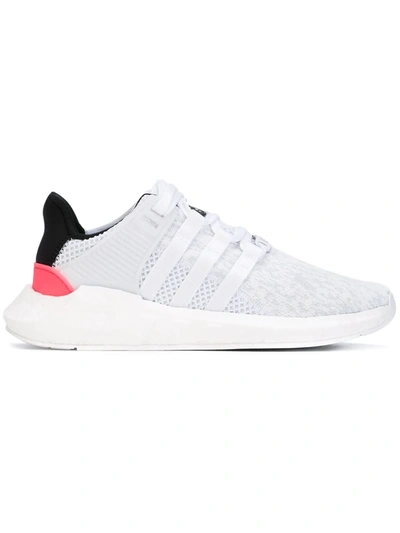 Adidas Originals Eqt Support 93/17 "turbo Red" Sneakers In White