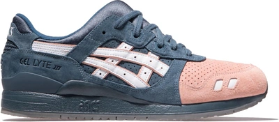Pre-owned Asics Gel-lyte Iii Ronnie Fieg Salmon Toe 2.0 (special Box) In Navy/salmon