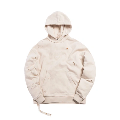 Pre-owned Kith  X Mastermind World Knit Hoodie Turtle Dove