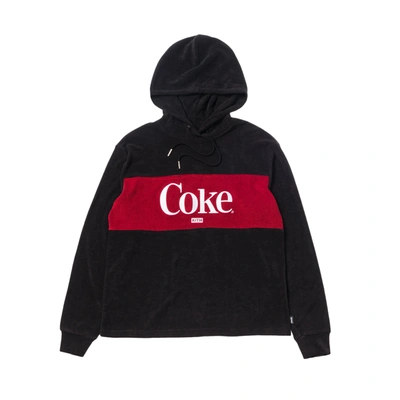 Pre-owned Kith  Women X Coca-cola Terry Hoodie Black