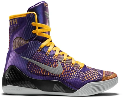 Pre-owned Nike  Kobe 9 Elite Team Showtime In Court Purple/white-laser Orange-wolf Grey