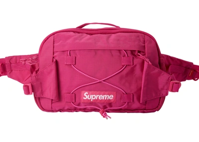 Pre-owned Supreme  Waist Bag Magenta