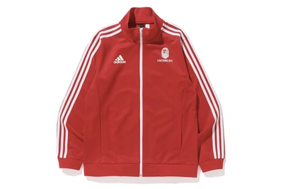 Pre-owned Bape  X Adidas World Cup 2018 Winning Collection Zip Up Track Jacket Red