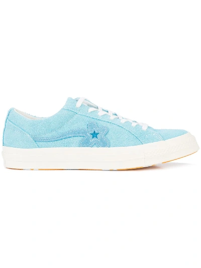 Converse X Goal Le Fleur One Star Sneakers In Blue