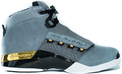 Pre-owned Jordan 17 Retro Trophy Room (with T-shirt) In Cool Grey/metallic Gold-black
