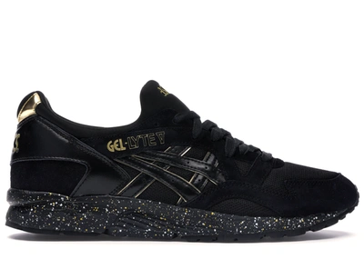 Pre-owned Asics Gel-lyte V Atmos Black And Gold In Black/gold