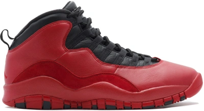Pre-owned Jordan  10 Retro Psny Red In Gym Red/black-wolf Grey