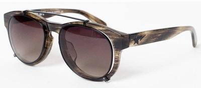 Pre-owned Bape  Bs13014 Sunglasses Brown