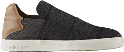 Pre-owned Adidas Originals  Elastic Slip On Pharrell Core Black In Core Black/granite/chalk White