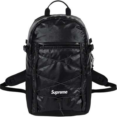 Pre-owned Supreme  Fw17 Backpack Black