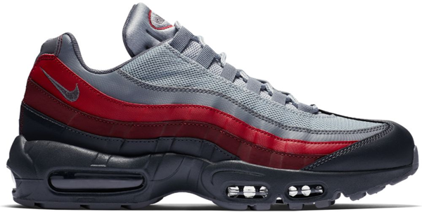 air max 95 grey and red