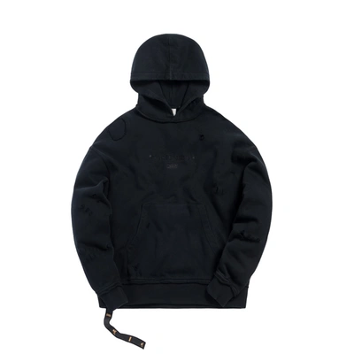 Pre-owned Kith  X Mastermind World Knit Hoodie Black