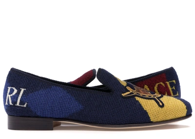 Pre-owned Palace  Ralph Lauren Formal Slipper Engineered Equestrian Print In Multicolor