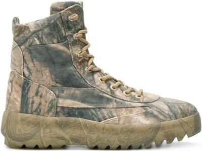 Pre-owned Yeezy  Canvas Boot Season 5 Camo In Camo/multi-color